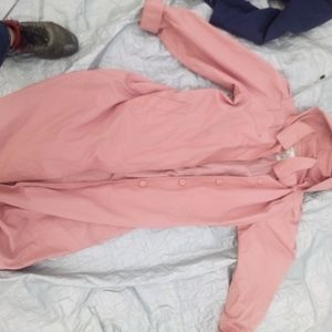 Pink trenchcoat